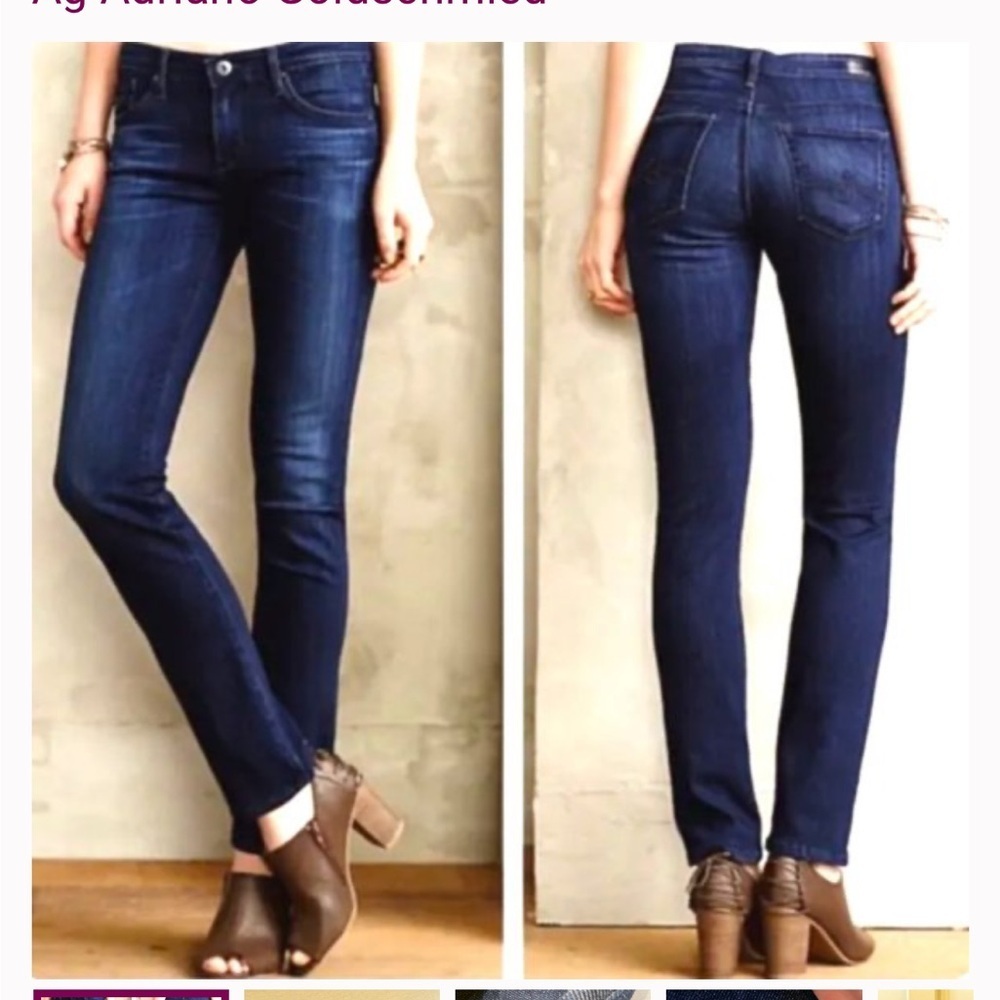 Ag Adriano Goldschmied jeans, the stevie slim straight size 25R